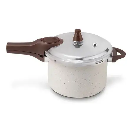 Brinox Pressure Panela De Pressão Revestimento Cerâmica Indução 4,2l Cor Vanilla Vanila