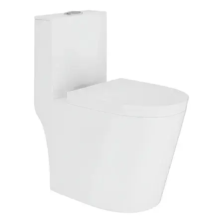 Vaso Sanitário Monobloco Caixa Acoplada Completo Privada Cor Branco Tubrax - Vab0003