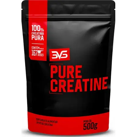 Creatina Monohidratada 500g - 100% Pura - 3vs Nutrition Sem Sabor