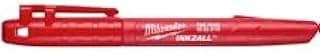 Milwaukee Caneta Ponta Fina Vermelha Inkzall - 48-22-3170