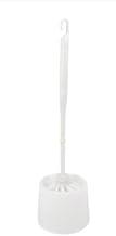 Escova Sanitária com Suporte Plástico Branca