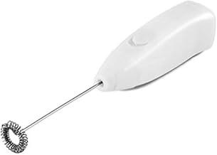 Mixer Manual Portátil Premium 18cm – Espumador de Leite Elétrico Rápido para Café, Cappuccino, Chocolate Quente, Matcha e Shakes – Para Casa, Viagem e Escritório (Batedor Branco a Pilha)