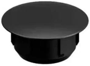 Sfor | Tapa Furo 10 mm Preto | 20 Peças