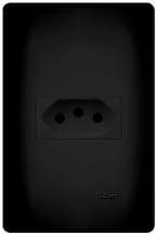 Tomada 2p t 10a/250v/preta Fame