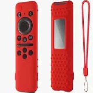 Capa De Controle Remoto Silicone Para TV Samsung Solar BN59-01432A 01432J Solarcell Protetor (Vermelho)