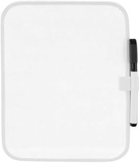 Quadro Branco Magnético, Kit 5 Mini Lousa para Anotações Lembretes Recados para Fixar em Geladeira e Metais Kit 1 a 5 Peças, 21 X 16cm(Branco,KIT - 1)