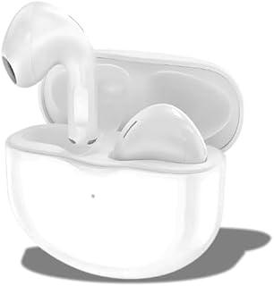 Fone de Ouvido Bluetooth Sem Fio com Case de Carregamento, Controle Touch, Microfone Integrado, Conexão Automática, Compatível com Android iOS, Bateria de Longa Duração