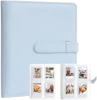 Álbum de câmera 256 folhas,album polaroid 3 polegadas para Instax Mini 12/11/9/90/70/40/8,album，album de fotos autocolante com 19.29% de desconto por R$ 79,90 na amazon