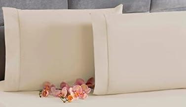 4 Fronha Avulsa Percal 200 Fios Algodão Ponto Palito Palha