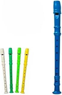 Flauta Doce Brinquedo Infantil Educativo Musical 30cm Kit Com 5 Unidades (Cores Sortidas)