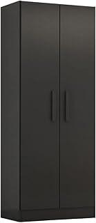 Armário Multiuso Organizador para Escritório ou Lavanderia 4 Prateleiras Belem Preto