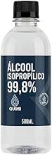 Álcool Isopropílico 99,8% de Pureza, 500ml, Limpeza Profissional, Remoção de Graxa e Óleo, para Eletrônicos e Uso Industrial