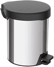 Lixeira com Pedal New Tramontina em aço inox com acabamento polido 5 L