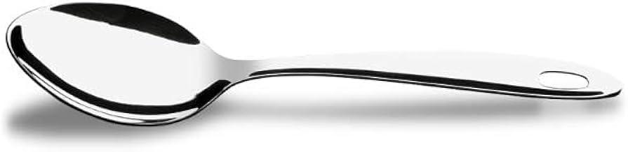 Colher Para Arroz Jornata-1, 5mm X 22, 5cm Brinox Aço Inox