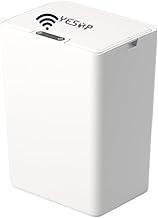 YESOP Lixeira Inteligente 15 Litros Sensor Automático Banheiro Cozinha Cor Branco