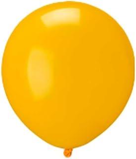 Riberball Balão Bexiga Festa Redondo PicPic 9 Polegadas C/ 50 Unidades Cor:Amarelo Papaya