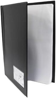 PASTA CAT. PVC 100ENV PEBD FINO C/VISOR C/BOLSA, Plast Park, 105, Preto