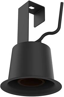 LUMINÁRIA SOQUETE E27 COM GANCHO PARA ELETRO CALHA PRETO FOSCO