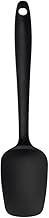 Mimo Style Espátula de Silicone Preto, Material de Silicone Resistente e Flexível, Suporta Temperaturas de Até 220ºC, Prática, Simples e Leve Pesando Apenas 52 Gramas Facilitando o Manuseio