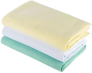 Kit 3 Cueiro Bebê Flanelado Estampado e Liso 100% algodão (Liso Neutro)