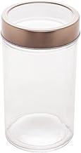 LYOR - Pote de Vidro com Tampa em Metal e Acrílico Gastro Rosé 500ml