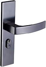 Fechadura entrada quadratta curva espelho s40 preto fosco Aliança