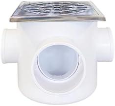 Caixa Sifonada Quadrada Cromada 100 X 100 X 50 MM C/ 1 unidade