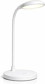 Luminária de Mesa LED Recarregável Touch Dimerizável 3 Tons de Luz (Quente, Fria e Neutra) – Abajur Portátil Moderno para Estudo, Quarto e Escritório