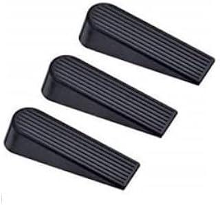 Mimo Style Calço Aparador Para Porta Emborrachado - Kit Com 3 Peças; Trava Segura, Fixador Evita Danificar Paredes e Espelhos Atrás de Portas; Multifuncional, Serve Como Desnível