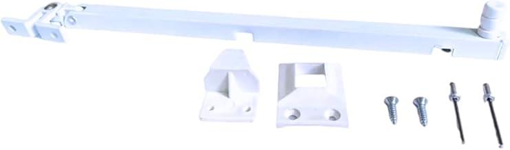 HASTE TUBULAR FRONTAL PUXADOR JANELA MAXIM-AR 25CM BRANCO