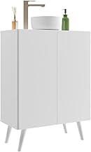 Gabinete Banheiro 2 Portas Retrô 63cm Multimóveis Mp5006 Branco