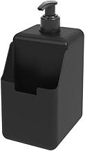 Dispenser Detergente e Esponja Preto 500ml Organizador de Pia Moderno Premium Compacto