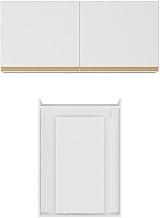 Conjunto Lavanderia Multiuso Armário e Mesa Dobrável Multimóveis Mp5018 Branco