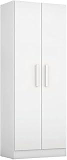 Armário Multiuso Organizador para Escritório ou Lavanderia 4 Prateleiras Belem Branco