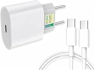 Kit com 2 Carregadores Turbo Premium 30W, com Cabo Tipo-C para Tipo-C 1m, Power Delivery, Branco – Compatível com Smartphones, Tablets, Notebooks, Fones de Ouvido e Consoles.