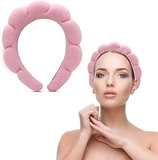 Tiara Faixa de Cabelo Nuvem Para Maquiagem Skincare Lavar o Rosto, Faixas de Cabelo Fofas para Mulheres, Faixas de Cabelo Macias e Felpudas para Meninas, Acessórios para Cabelo (Rosa) com 10% de desconto por R$ 35,91 na amazon