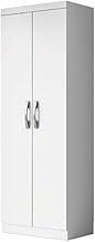 Armário Multiuso Organizador Lavanderia 2 Portas 3 Prateleiras 1,70m New Branco