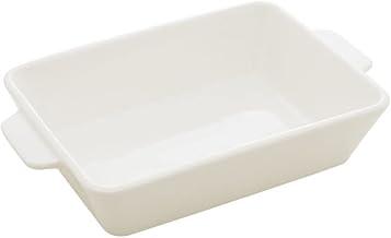 LYOR - Refratário de Porcelana com Alça Basic Branco 28cm x 16,5cm x 5cm