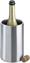 Balde Resfriador de Vinho e Champanhe em Aço Inox Premium 1500ml 18x12cm Acabamento Escovado