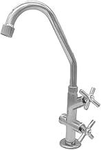 Torneira para Tanque e Máquina de Lavar Roupa Duas Saídas Bica Móvel Mesa Metal Cromada