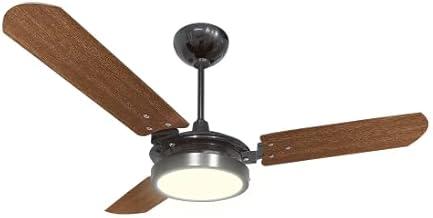 VENTILADOR DE TETO VALEN COM LED BRANCO QUENTE MOTOR GRANDE POTENTE