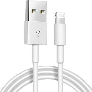 Cabo USB-A para Lightning 1m Reforçado 5A para Carregamento Rápido e Dados Compatível com iPhone e iPad Fio Resistente com Chip Inteligente