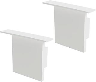 Kit Acessórios Perfil Taschibra Apex 35x28 Tampa/Presilha Embutir Branca