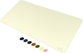 MousePad Desk Pad em Couro Ecologico Premium Couse 70x30cm (Off White)