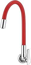 Torneira para Cozinha de Parede Bica Flexível R27 Vermelha
