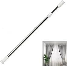 Varão Extensível Regulável 70-120cm Em Alumínio Para Cortina Banheiro Box Janelas Armários Suporte Pressão Sem Furar Instalação Simples