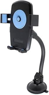 Suporte Celular Universal Veicular Vidro/Suporte Celular Carro Articulado 360° [Reforçado Com Haste Grossa, Com Base de Silicone][KRV Magazine]