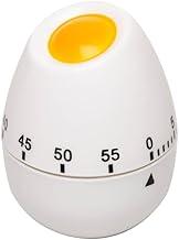 LYOR - Temporizador para Cozinha de Plástico em Formato de Ovo 7,5cm x 5,5cm