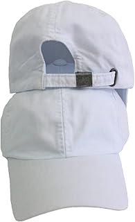 Boné Liso Masculino Feminino Unissex Sarja Aba curvada Com Regulagem De Tamanho Cor: Branco