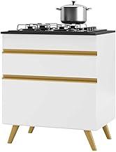 Multimóveis Balcão de Cozinha para Cooktop 70 cm 1 Porta 1 Gaveta Veneza Gw Branco